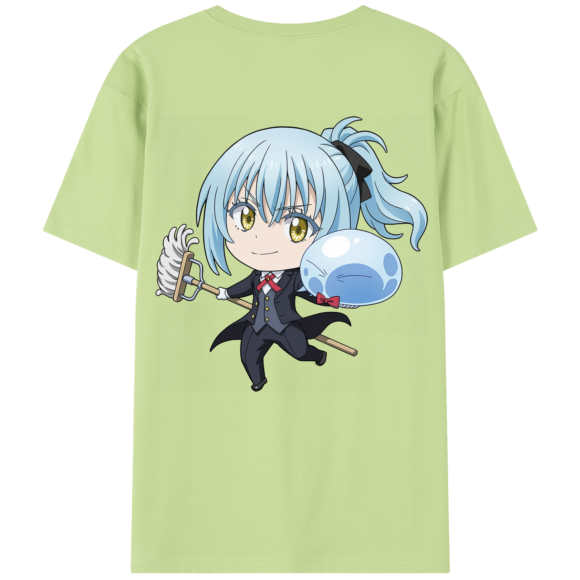 （画像用） 転スラ Regarding Reincarnated to Slime 綿100％半袖Tシャツ（背面プリント）